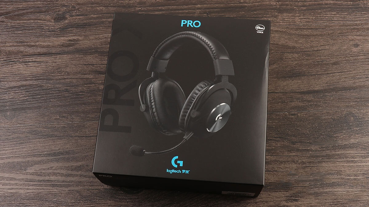 Front of Logitech G Pro X Packaging