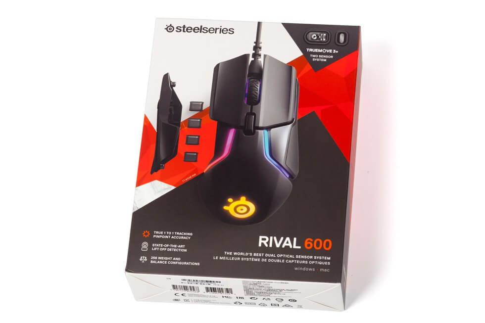 SteelSeries Rival 600 Packaging